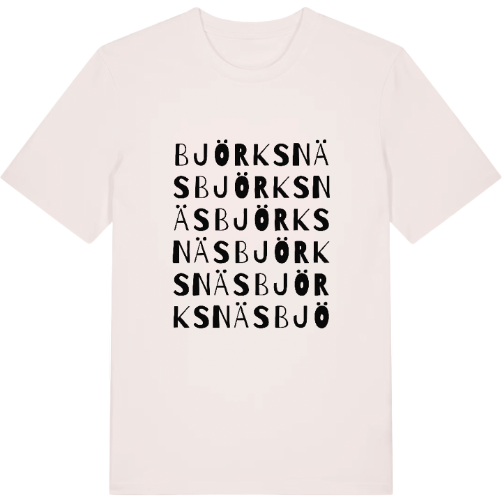 Björksnäs ordlek t-shirt – t-shirt från PinShirt