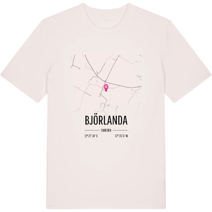 Björlanda karta t-shirt – t-shirt från PinShirt