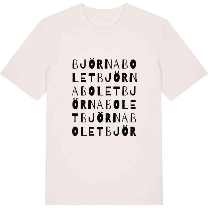 Björnabolet ordlek t-shirt – t-shirt från PinShirt