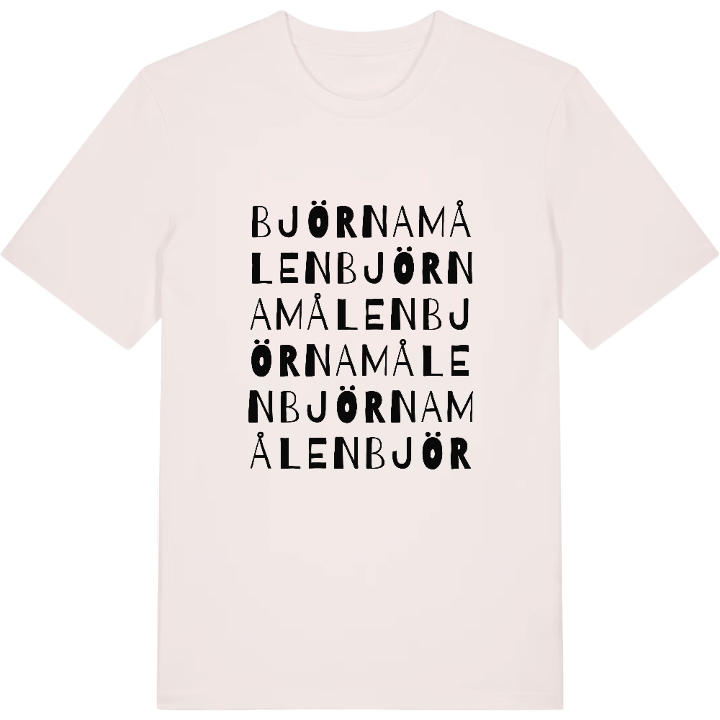 Björnamålen ordlek t-shirt – t-shirt från PinShirt