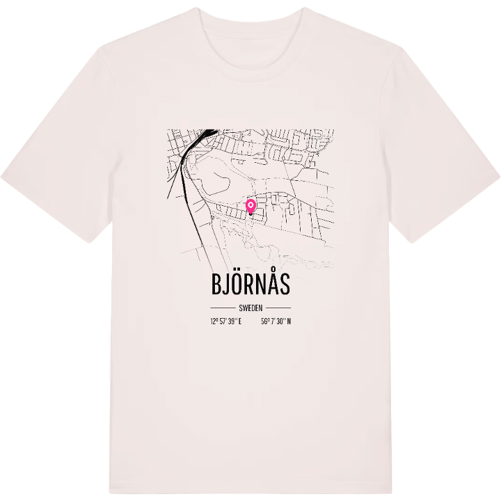 Björnås karta t-shirt – t-shirt från PinShirt