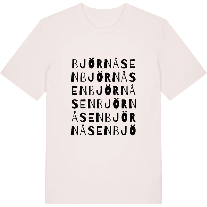 Björnåsen ordlek t-shirt – t-shirt från PinShirt
