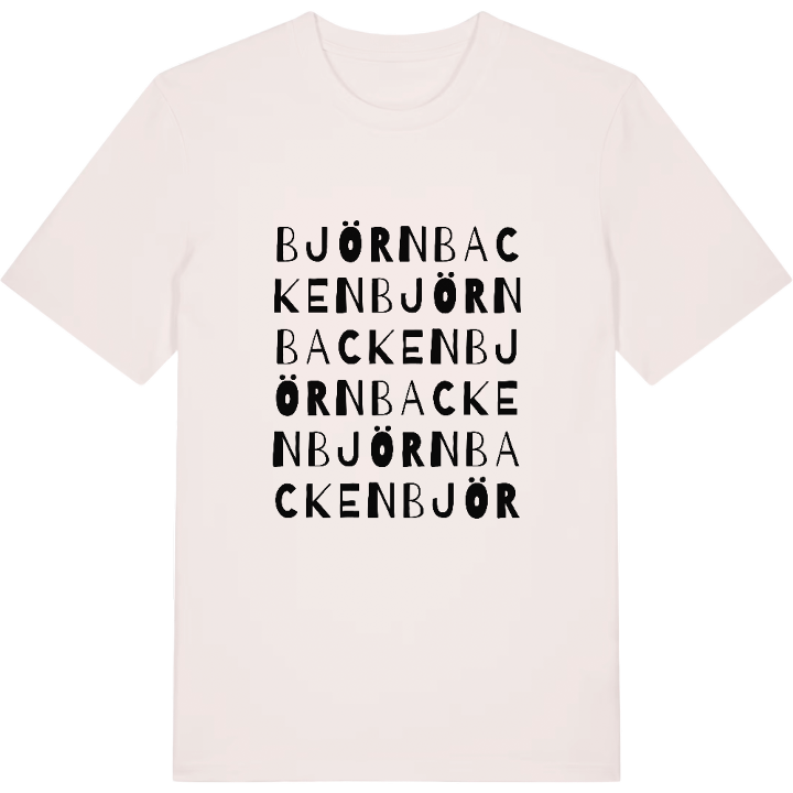 Björnbacken ordlek t-shirt – t-shirt från PinShirt