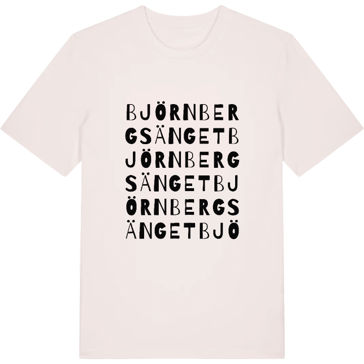 Björnbergsänget ordlek t-shirt – t-shirt från PinShirt