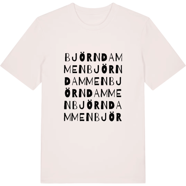 Björndammen ordlek t-shirt – t-shirt från PinShirt