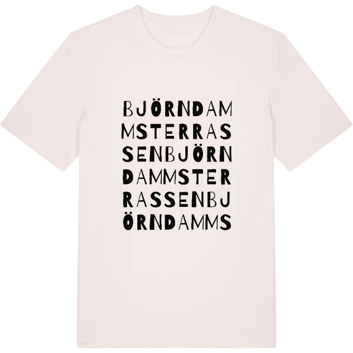 Björndammsterrassen ordlek t-shirt – t-shirt från PinShirt