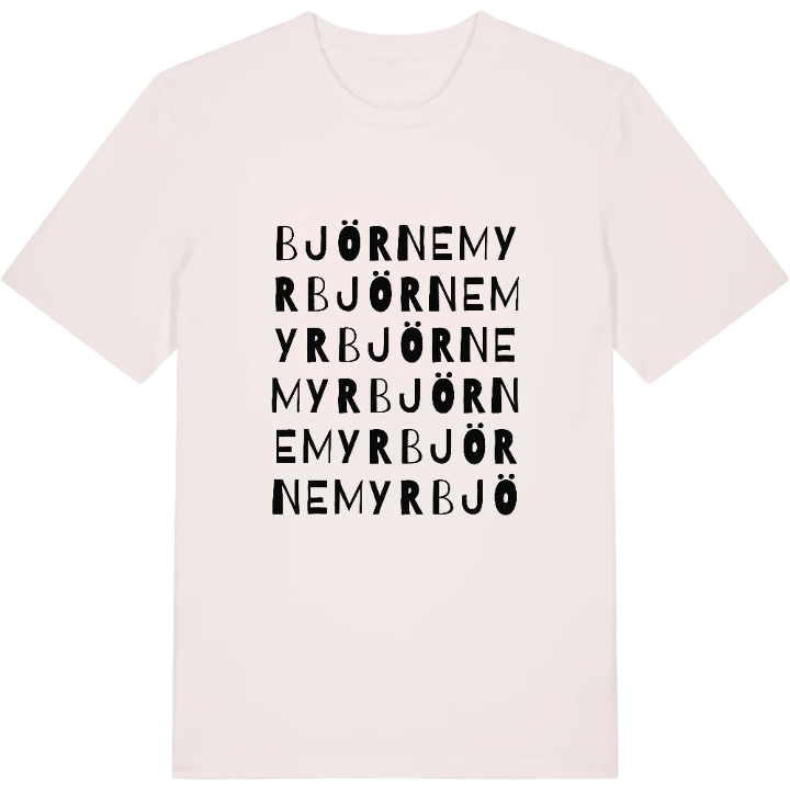 Björnemyr ordlek t-shirt – t-shirt från PinShirt