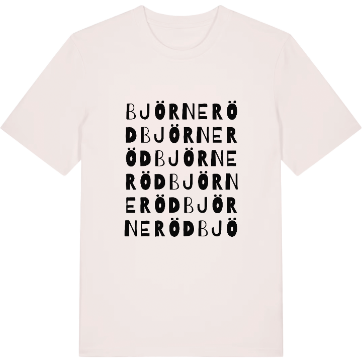 Björneröd ordlek t-shirt – t-shirt från PinShirt