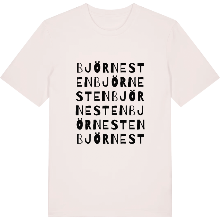 Björnesten ordlek t-shirt – t-shirt från PinShirt