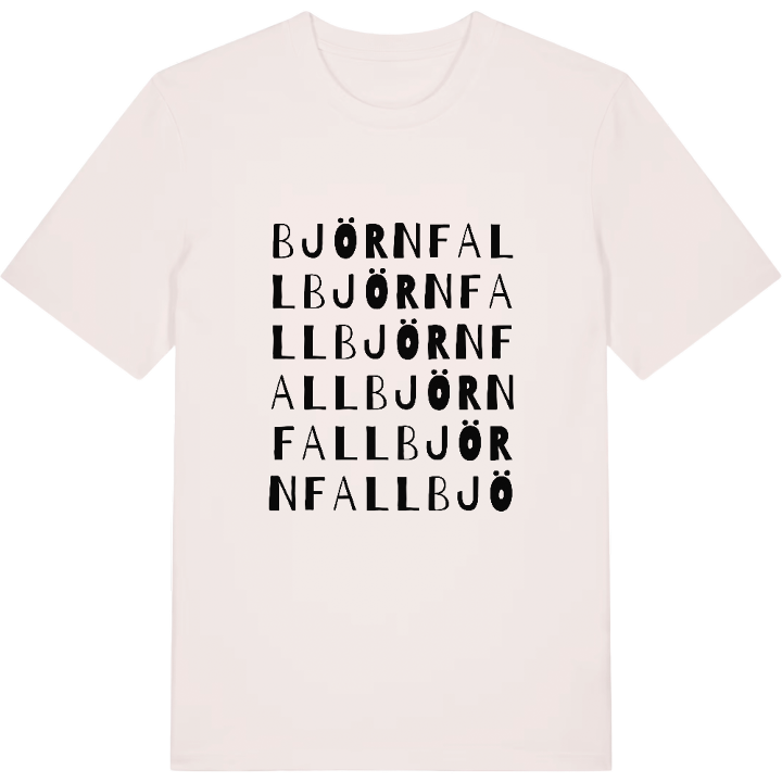 Björnfall ordlek t-shirt – t-shirt från PinShirt