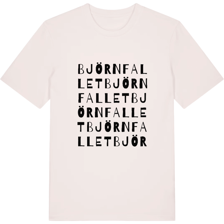 Björnfallet ordlek t-shirt – t-shirt från PinShirt