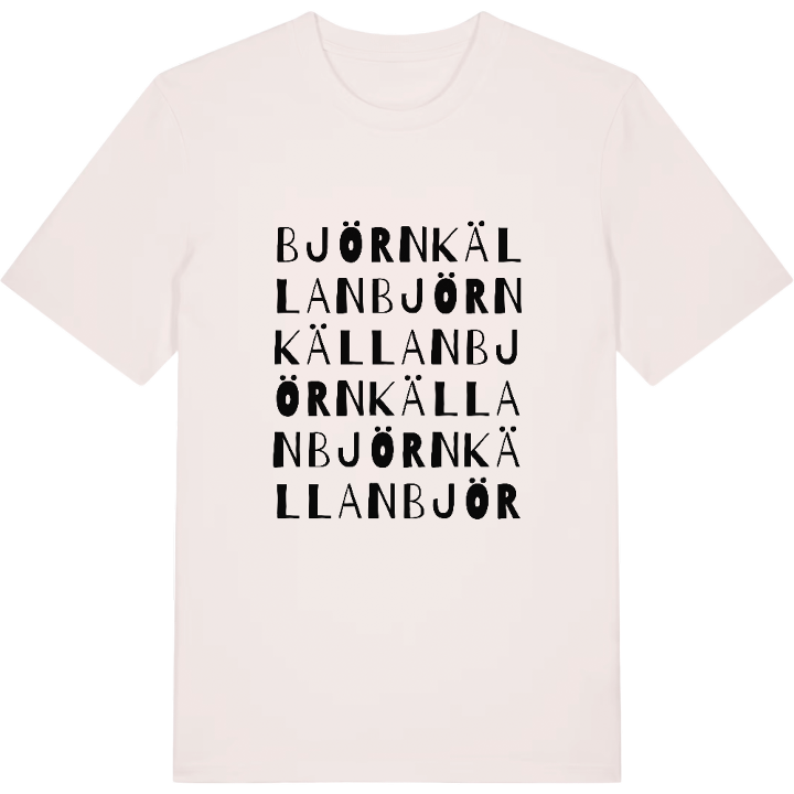 Björnkällan ordlek t-shirt – t-shirt från PinShirt