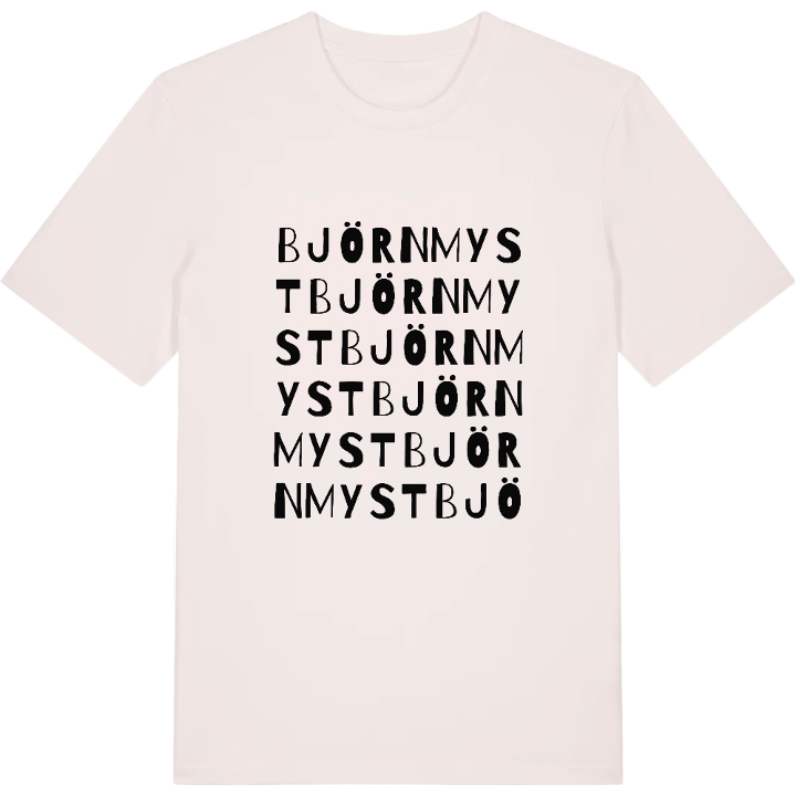 Björnmyst ordlek t-shirt – t-shirt från PinShirt