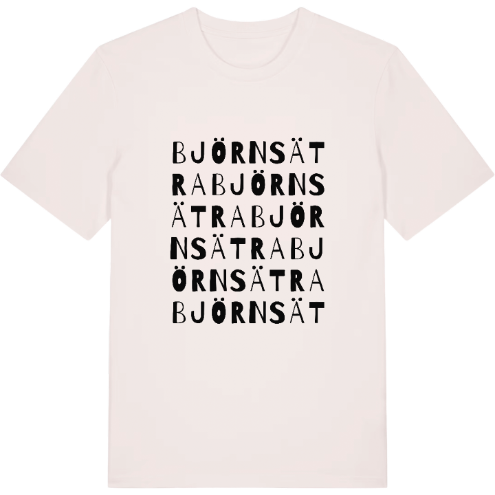 Björnsätra ordlek t-shirt – t-shirt från PinShirt
