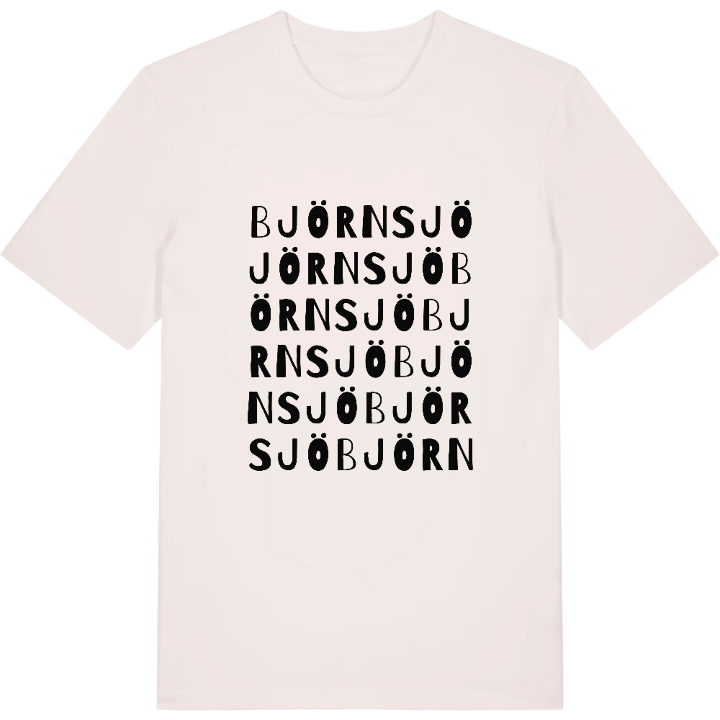 Björnsjö ordlek t-shirt – t-shirt från PinShirt