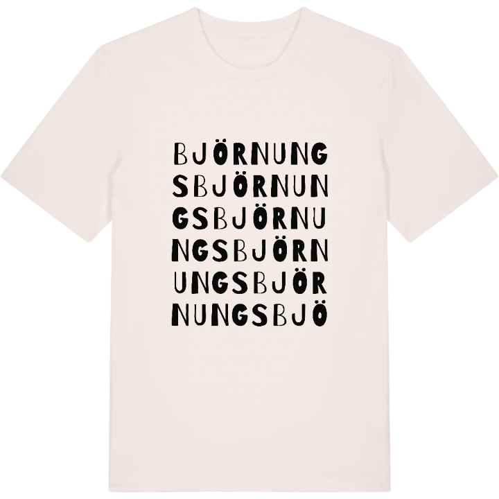 Björnungs ordlek t-shirt – t-shirt från PinShirt