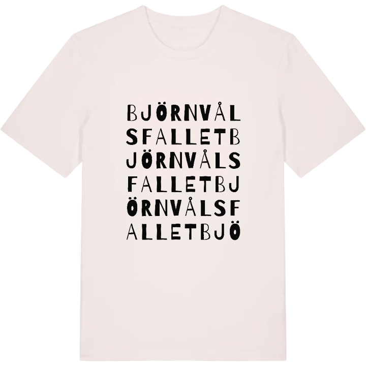 Björnvålsfallet ordlek t-shirt – t-shirt från PinShirt