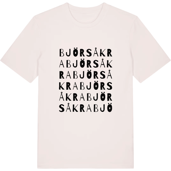 Björsåkra ordlek t-shirt – t-shirt från PinShirt
