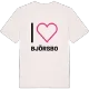Jag älskar Björsbo t-shirt stort tryck