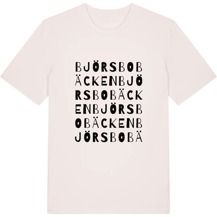 Björsbobäcken ordlek t-shirt – t-shirt från PinShirt