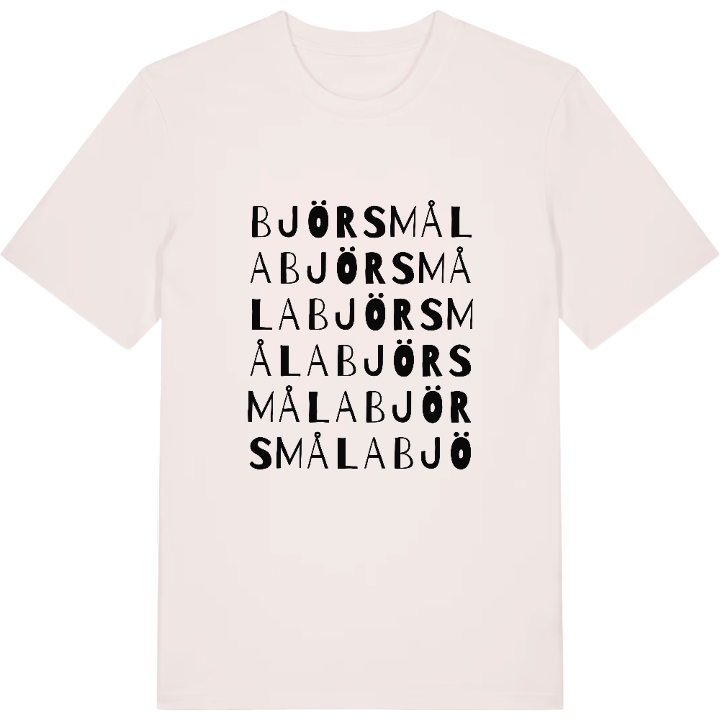 Björsmåla ordlek t-shirt – t-shirt från PinShirt