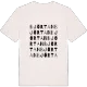 Björtan ordlek t-shirt