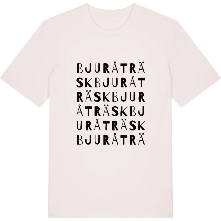 Bjuråträsk ordlek t-shirt – t-shirt från PinShirt