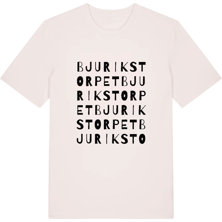 Bjurikstorpet ordlek t-shirt – t-shirt från PinShirt
