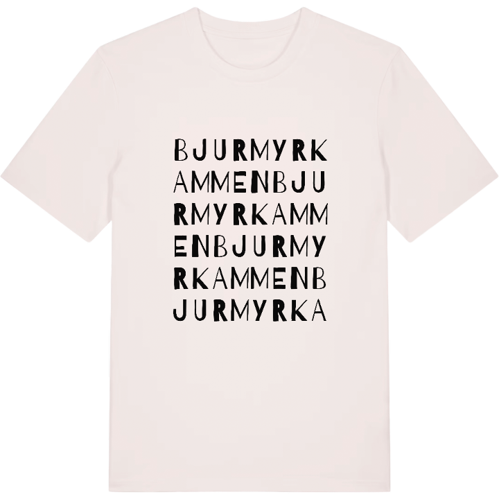 Bjurmyrkammen ordlek t-shirt – t-shirt från PinShirt
