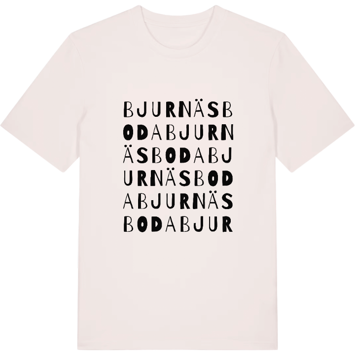 Bjurnäsboda ordlek t-shirt – t-shirt från PinShirt
