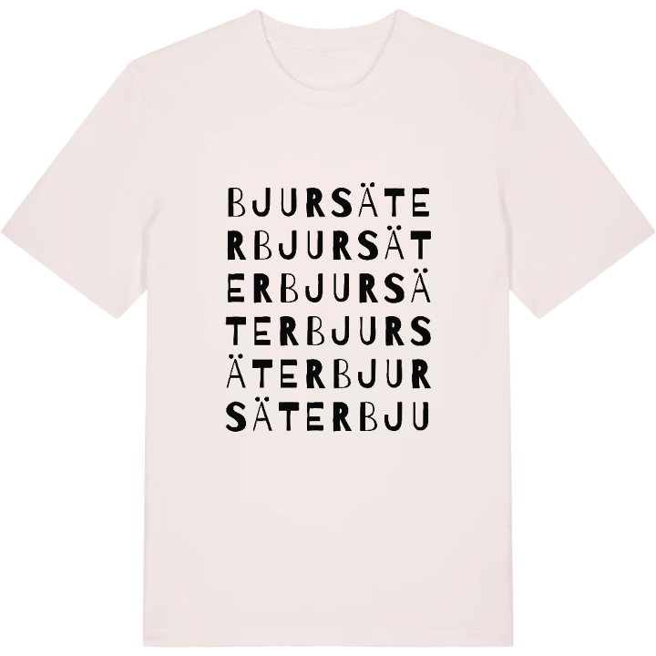 Bjursäter ordlek t-shirt – t-shirt från PinShirt