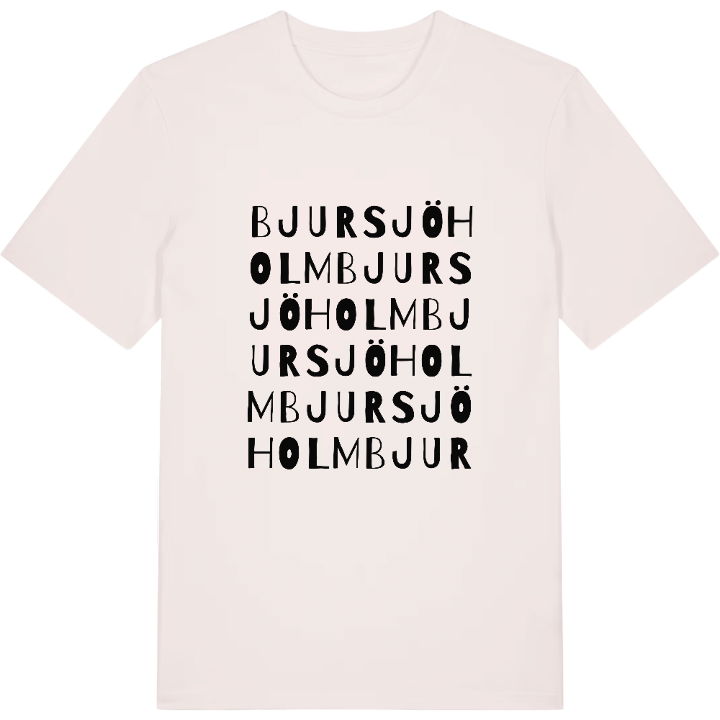 Bjursjöholm ordlek t-shirt – t-shirt från PinShirt
