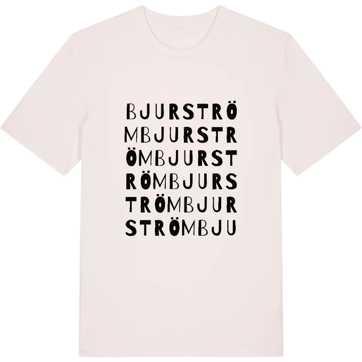 Bjurström ordlek t-shirt – t-shirt från PinShirt