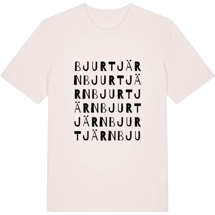 Bjurtjärn ordlek t-shirt – t-shirt från PinShirt