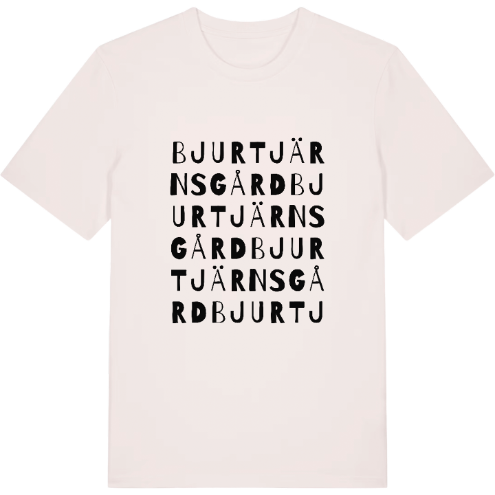 Bjurtjärns gård ordlek t-shirt – t-shirt från PinShirt