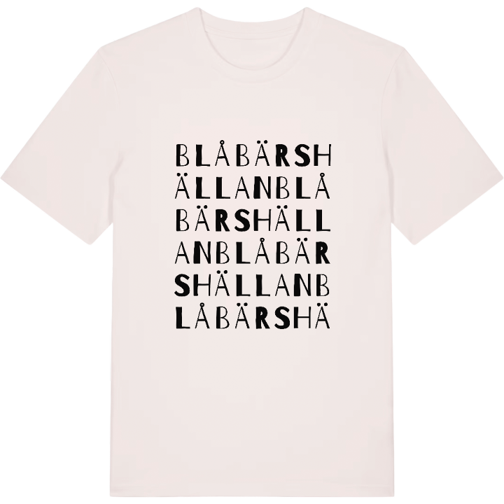 Blåbärshällan ordlek t-shirt – t-shirt från PinShirt