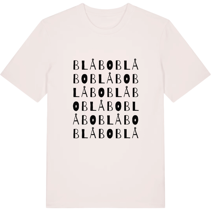 Blåbo ordlek t-shirt – t-shirt från PinShirt