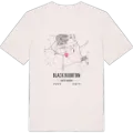 Black Bourton karta t-shirt