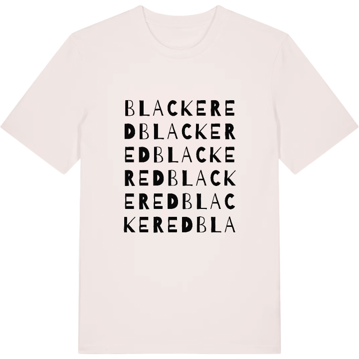 Blackered ordlek t-shirt – t-shirt från PinShirt