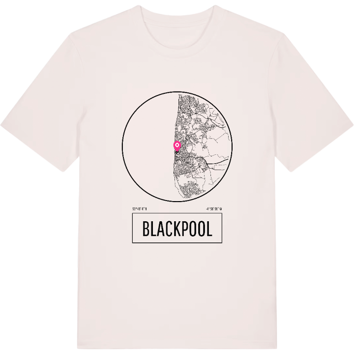 Blackpool t-shirt – t-shirt från PinShirt