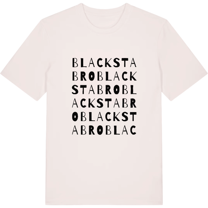 Blackstabro ordlek t-shirt – t-shirt från PinShirt