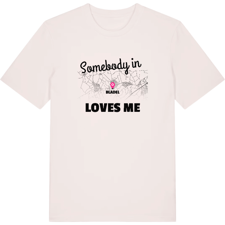 Någon i Bladel älskar mig t-shirt – t-shirt från PinShirt