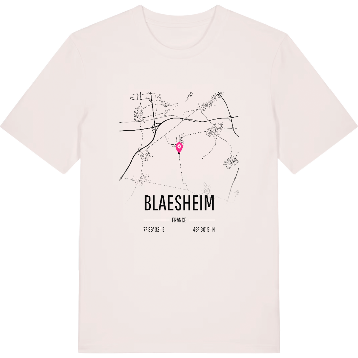Blaesheim karta t-shirt – t-shirt från PinShirt