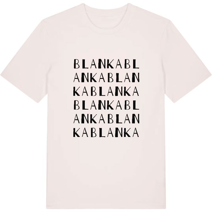 Blanka ordlek t-shirt – t-shirt från PinShirt