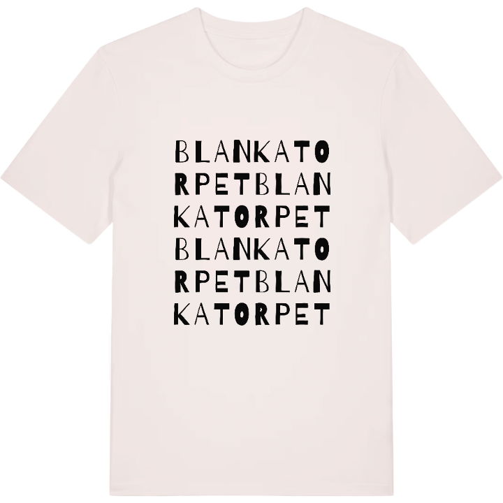 Blankatorpet ordlek t-shirt – t-shirt från PinShirt