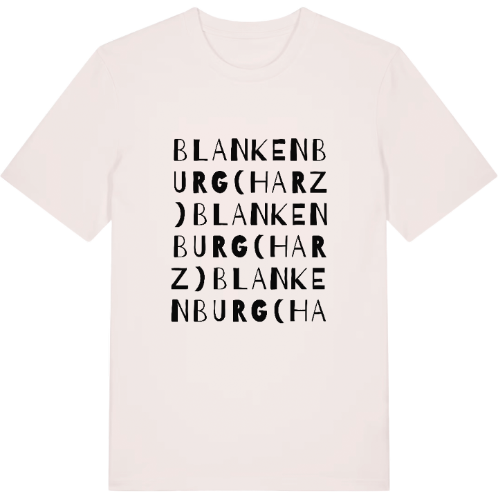Blankenburg (Harz) ordlek t-shirt – t-shirt från PinShirt
