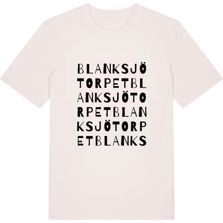 Blanksjötorpet ordlek t-shirt – t-shirt från PinShirt