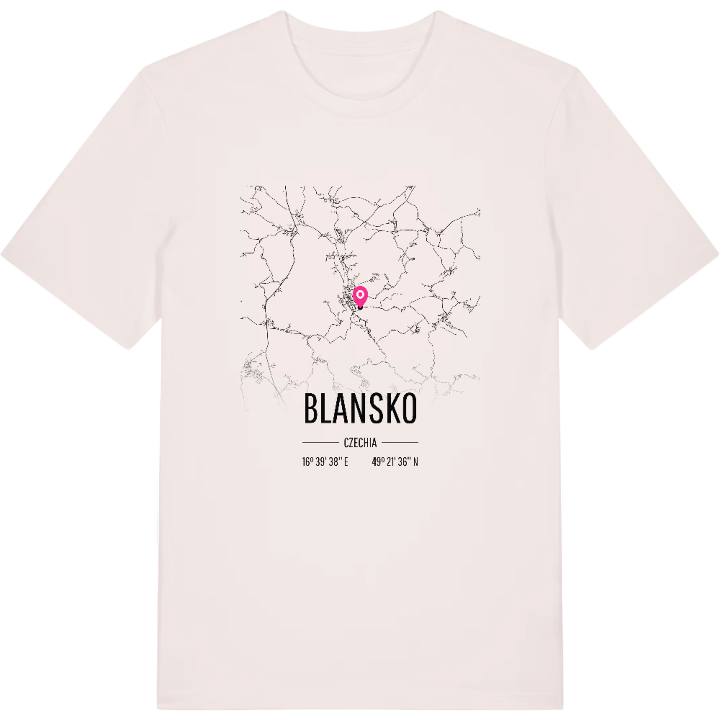 Blansko karta t-shirt – t-shirt från PinShirt