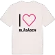 Jag älskar Blåsåsen t-shirt stort tryck