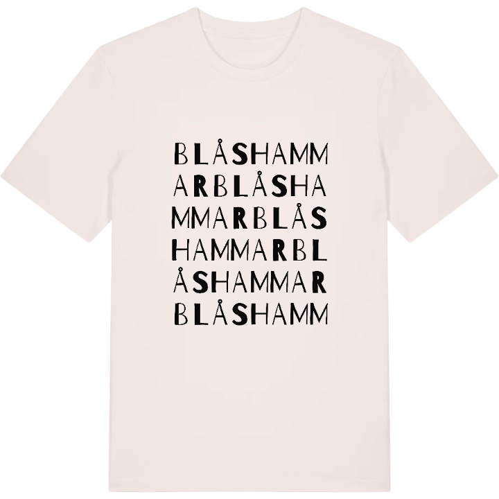 Blåshammar ordlek t-shirt – t-shirt från PinShirt